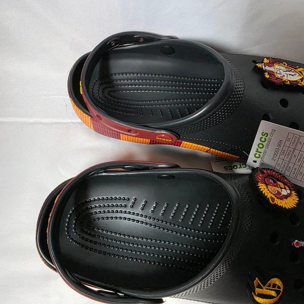 Crocs Harry Potter‎ Gryffindor Classic Clogs Black Red Yellow Size M10 W12